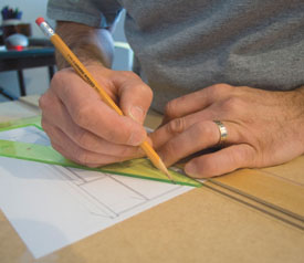 Taking time to sketch out your project helps to get everyone on the same page. Plans can also help you make the best use of your materials.
